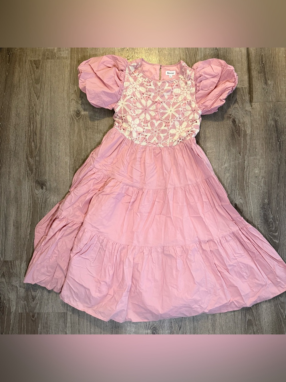 Anthropologie x & Merci crochet Emerson Dress midi - Picture 3 of 9